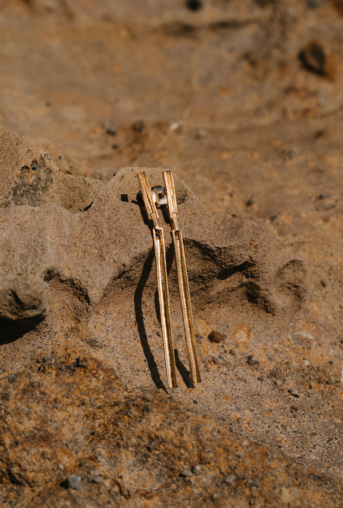 Ghala 18K Gold Earrings