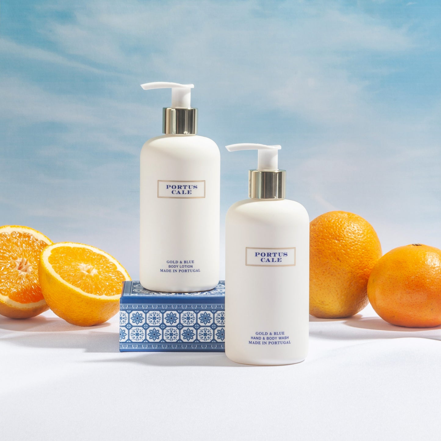 Gold & Blue Body Lotion