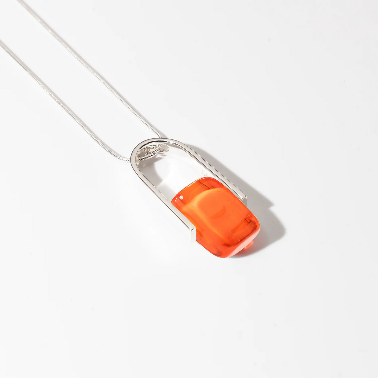 Empire Neon Orange Necklace