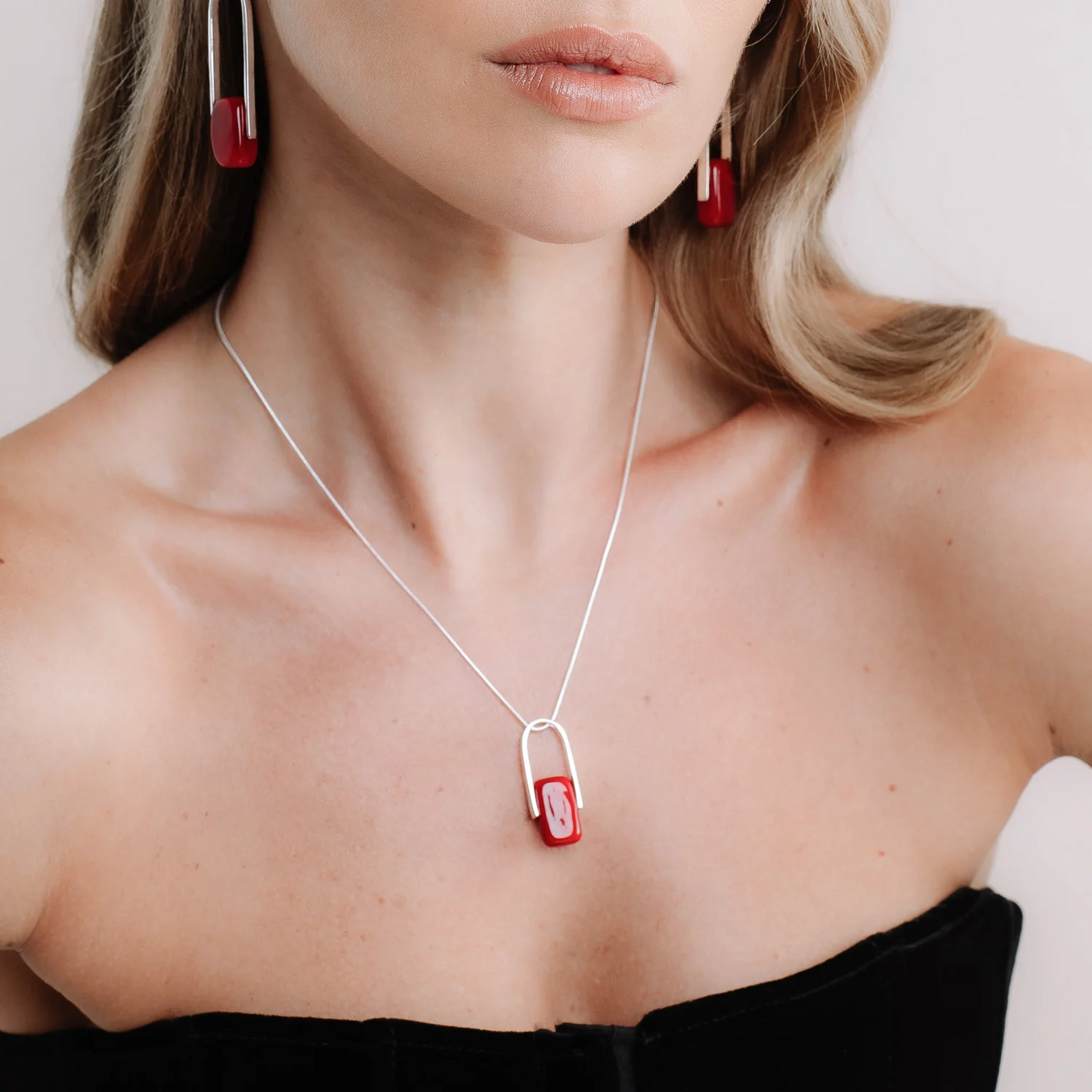 Empire Red Necklace