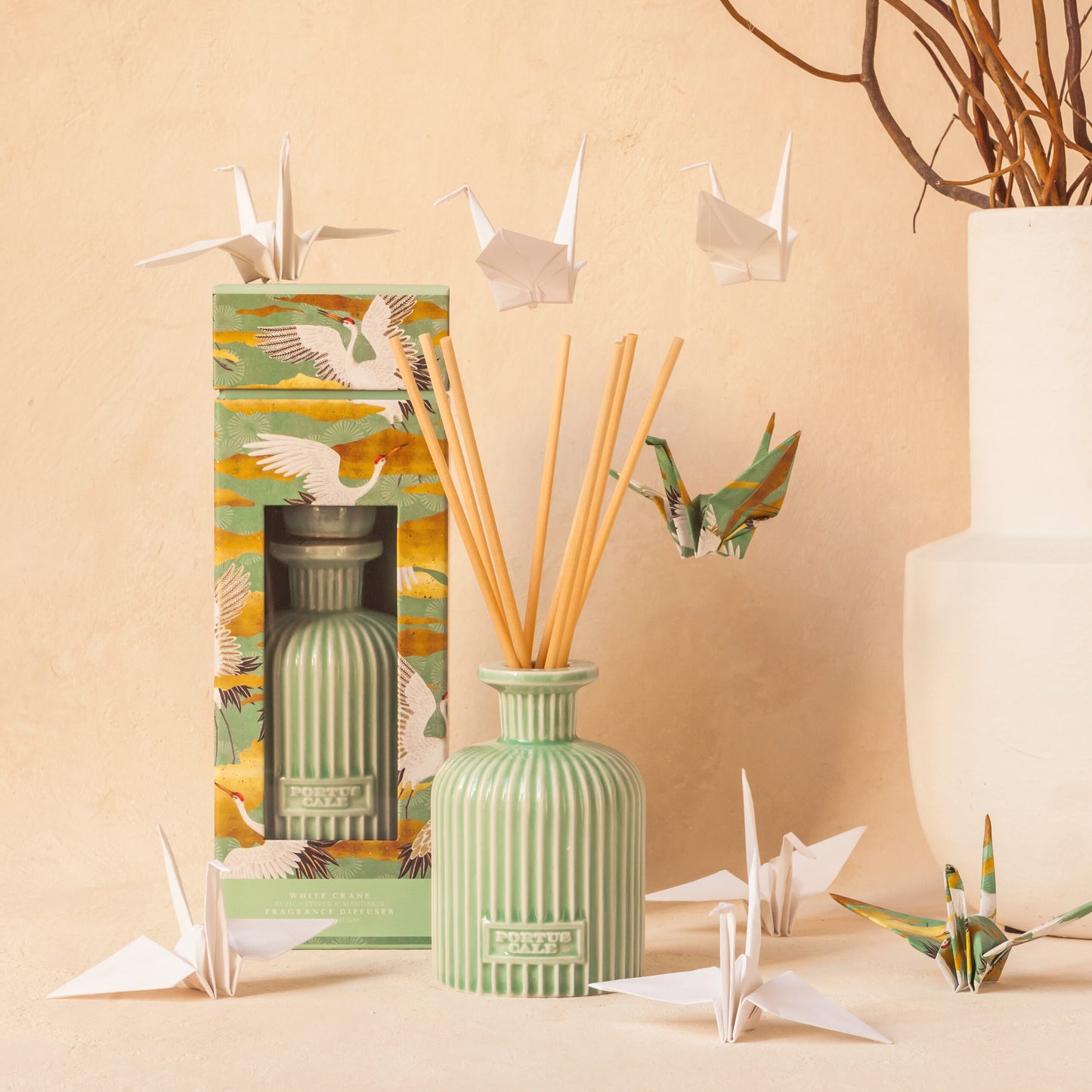 White Crane 250ml Diffuser