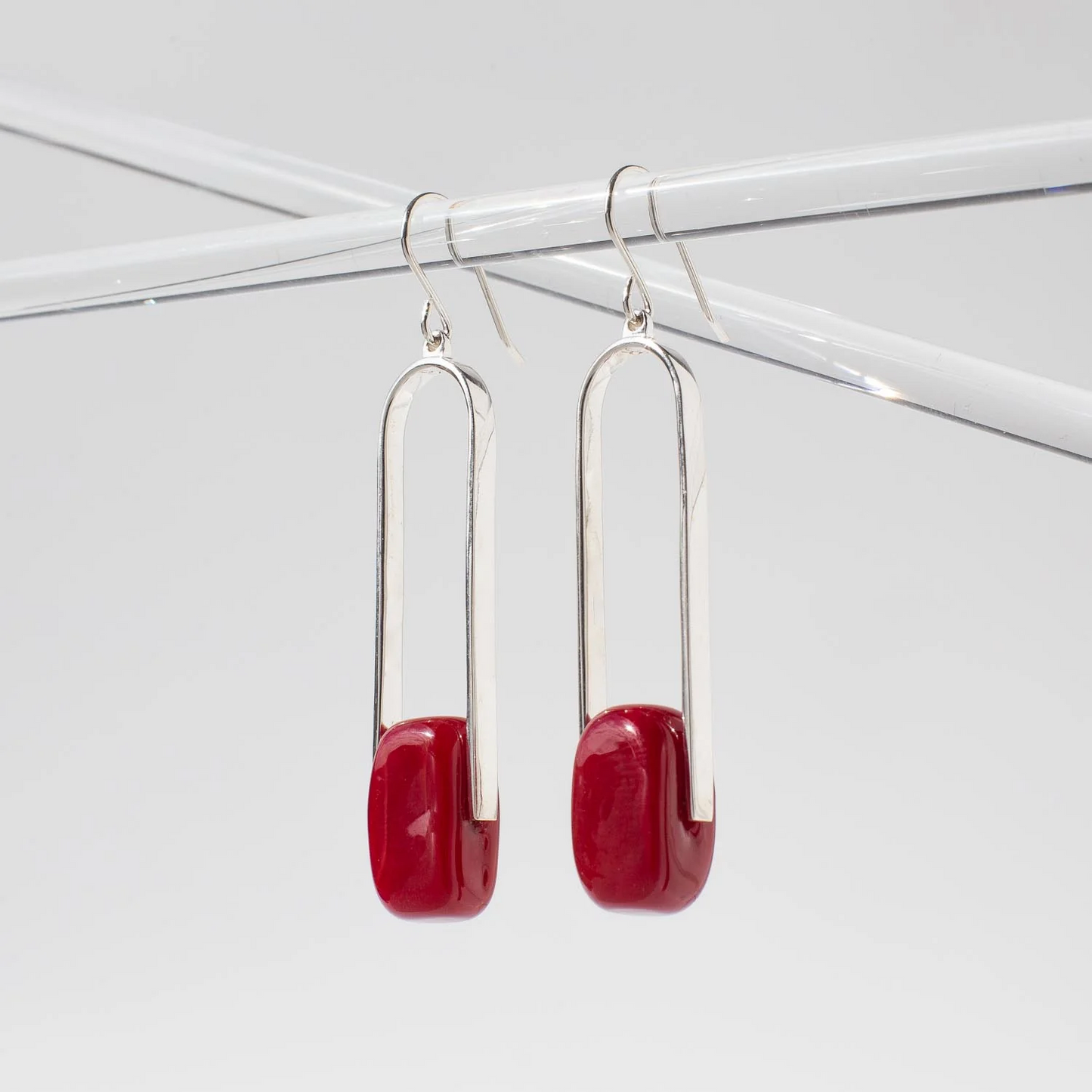 Empire Luxe Red Earrings