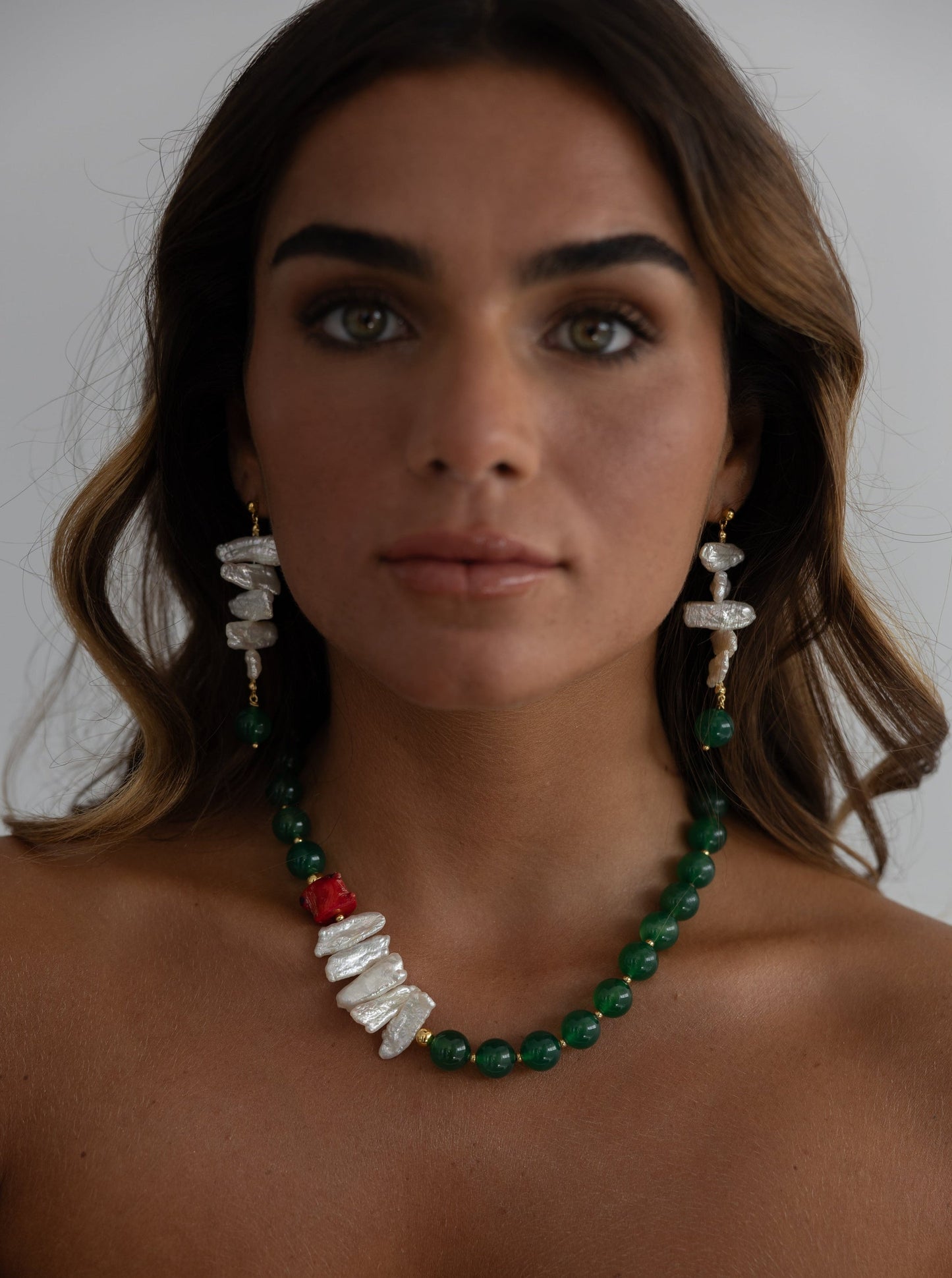 Agata Earrings