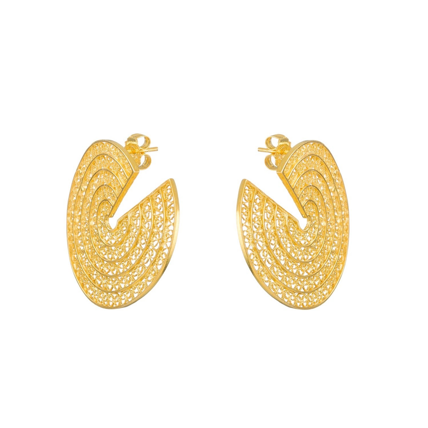 Cut Circles Earrings