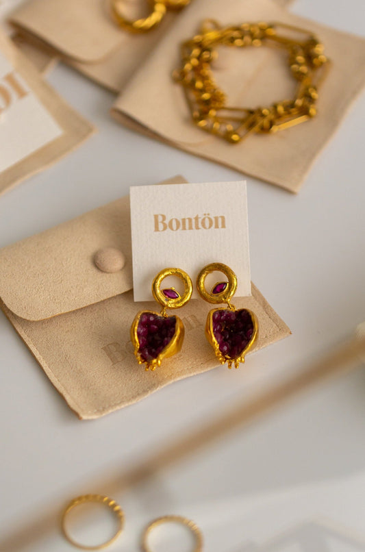 Pomegranate Earrings