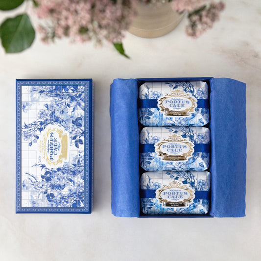 Gold & Blue Soap Set 3x150g