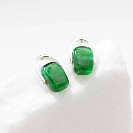 Stud Deep Forest Earrings