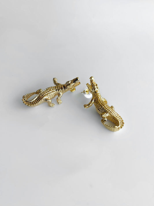 Crocodylia Earrings