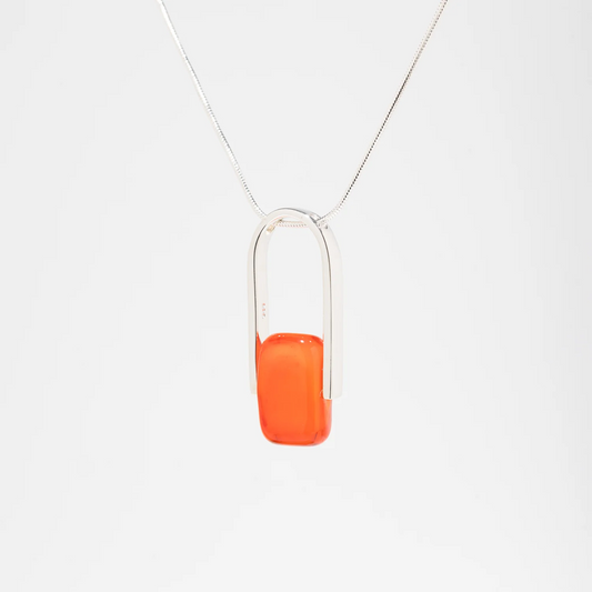 Empire Neon Orange Necklace