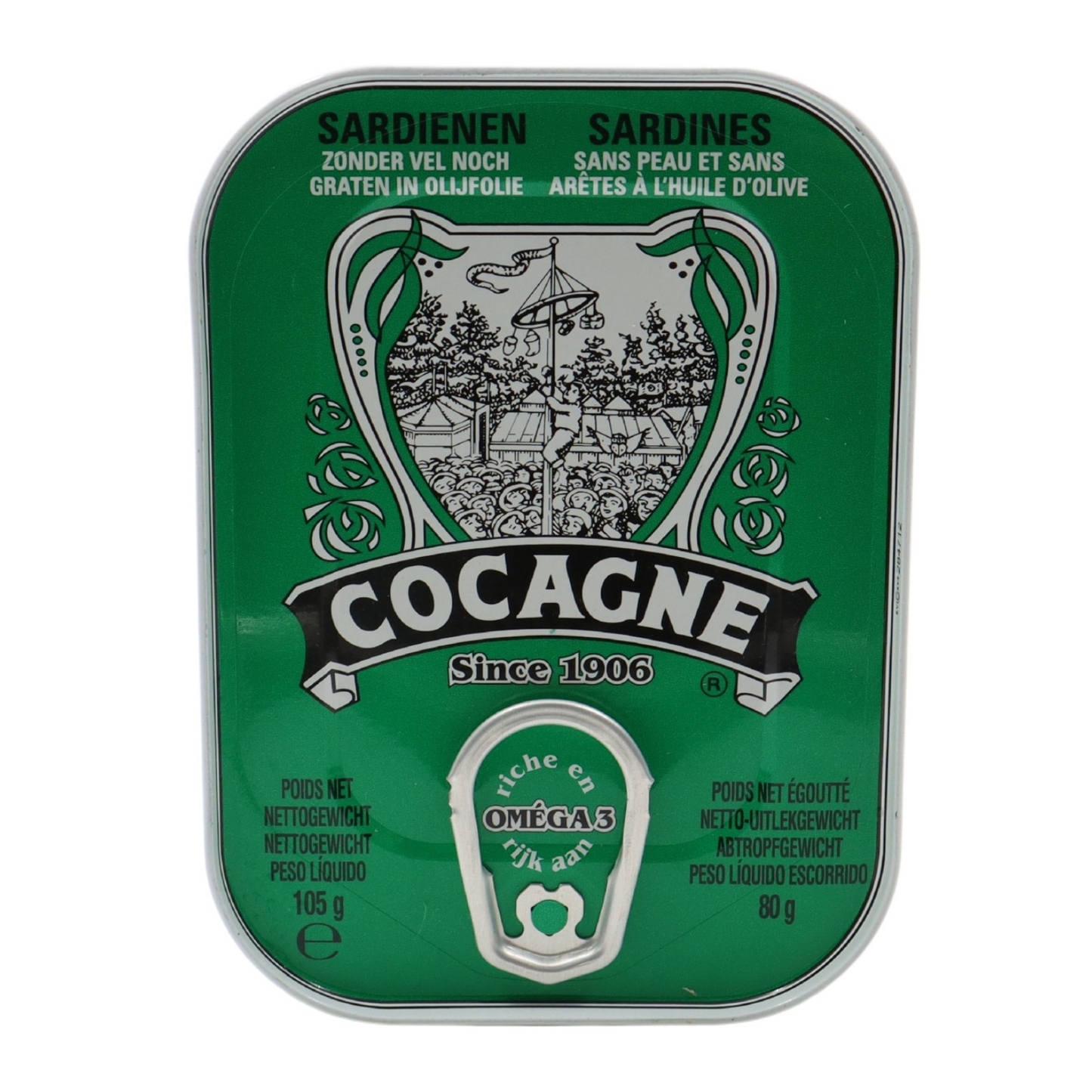 Skinless and Boneless Sardines in Olive Oil Cocagne