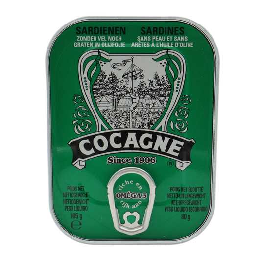 Skinless and Boneless Sardines in Olive Oil Cocagne