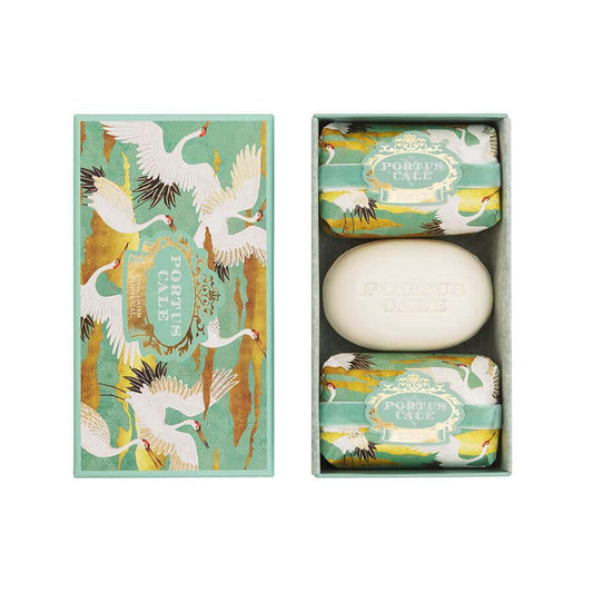 White Crane Soap Set 3x150g