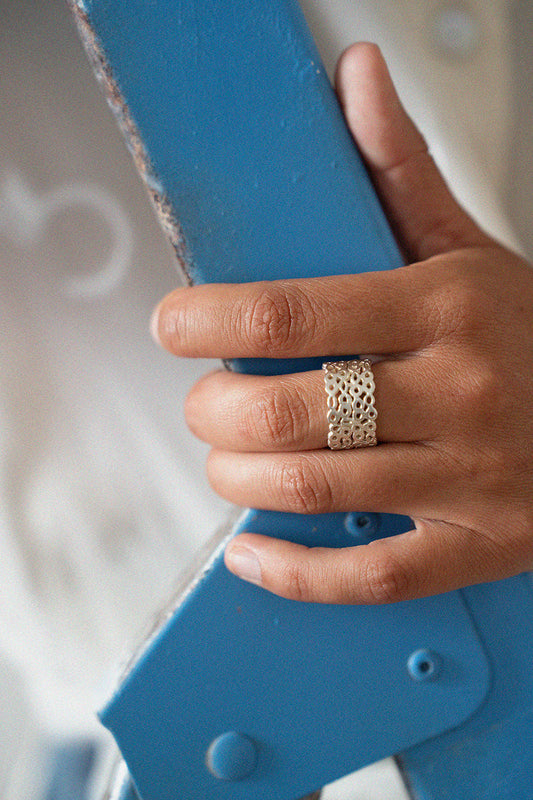 Águatinta Adjustable Large Ring
