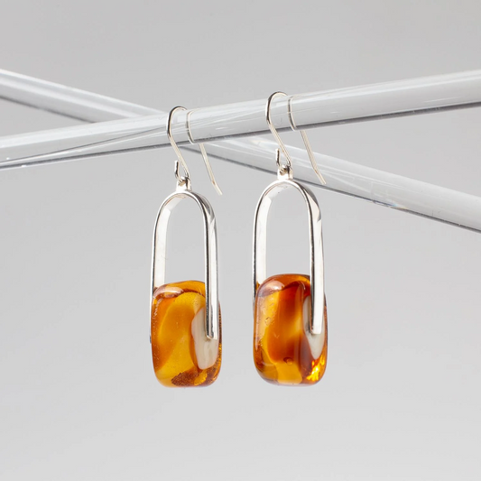 Empire Amberfire Earrings