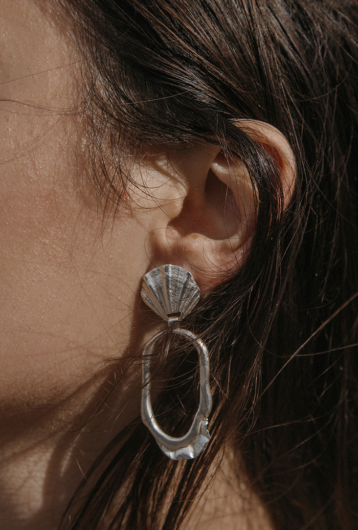 Odara Big Shell Earrings